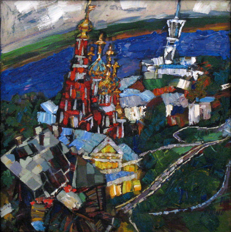Поляков М,С, "Вид на Валгу" 2011г.