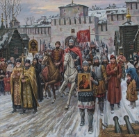 Выход Нижегородского ополчения. 1612 год
